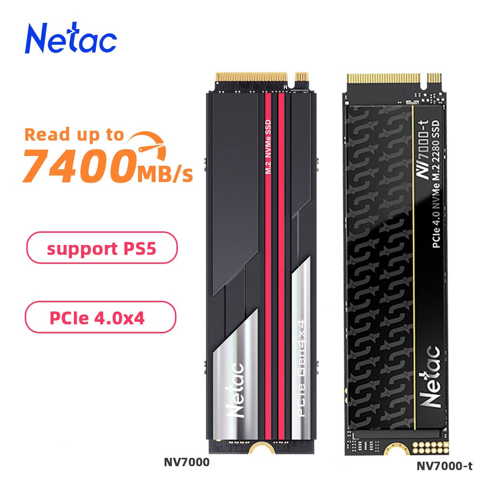 Netac-disco duro interno de estado sólido para ps5, M2, SSD, NVME