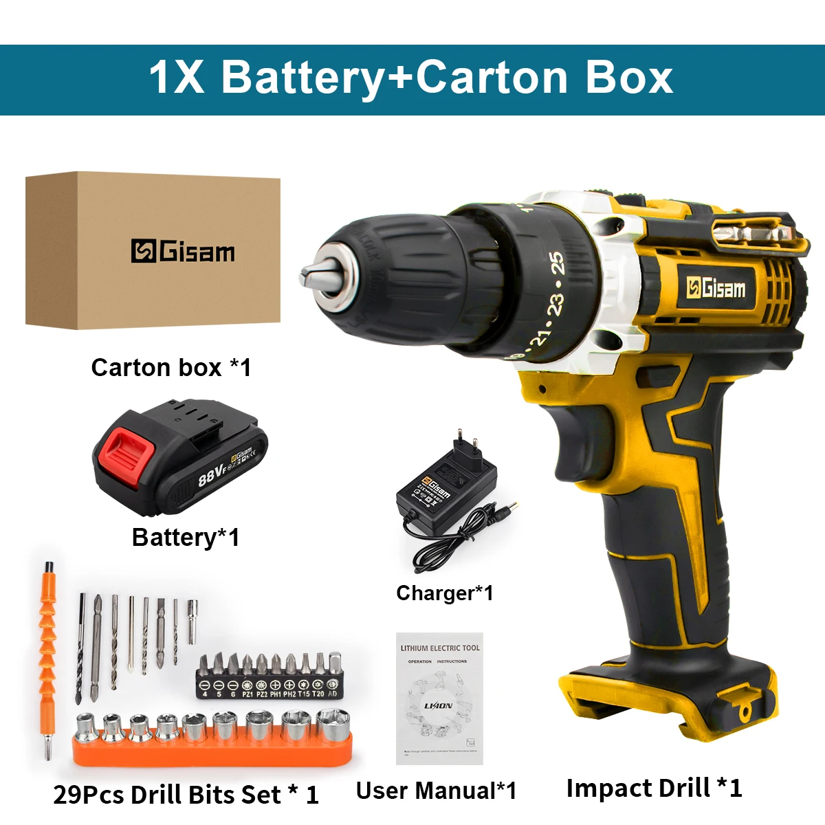 1 Battery Type 4