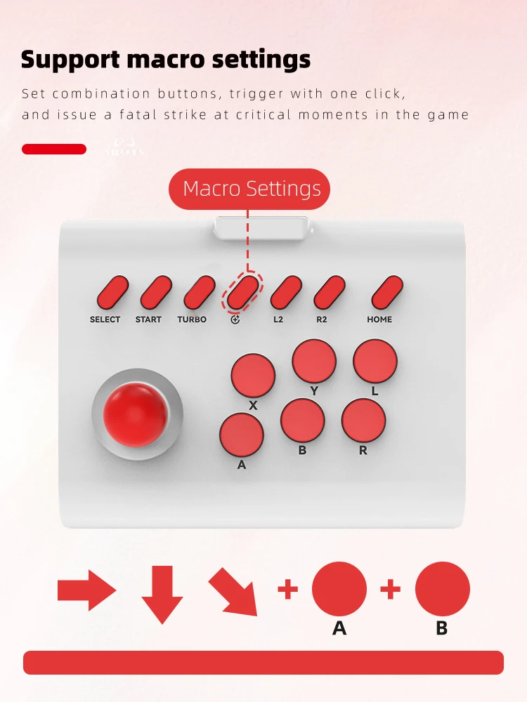 Mando Inalámbrico Arcade Para PC Joystick de Lucha PS4, PS3, Xbox, Switch, Android, iOS Mando Inalámbrico Arcade Para PC Joystick de Lucha PS4, PS3, Xbox, Switch, Android, iOS