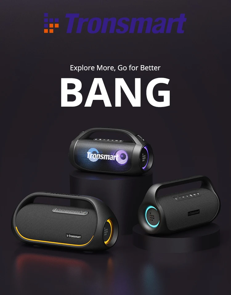 Bocina Tronsmart Bang SE Bluetooth 5.3 24 Horas De Reproducción