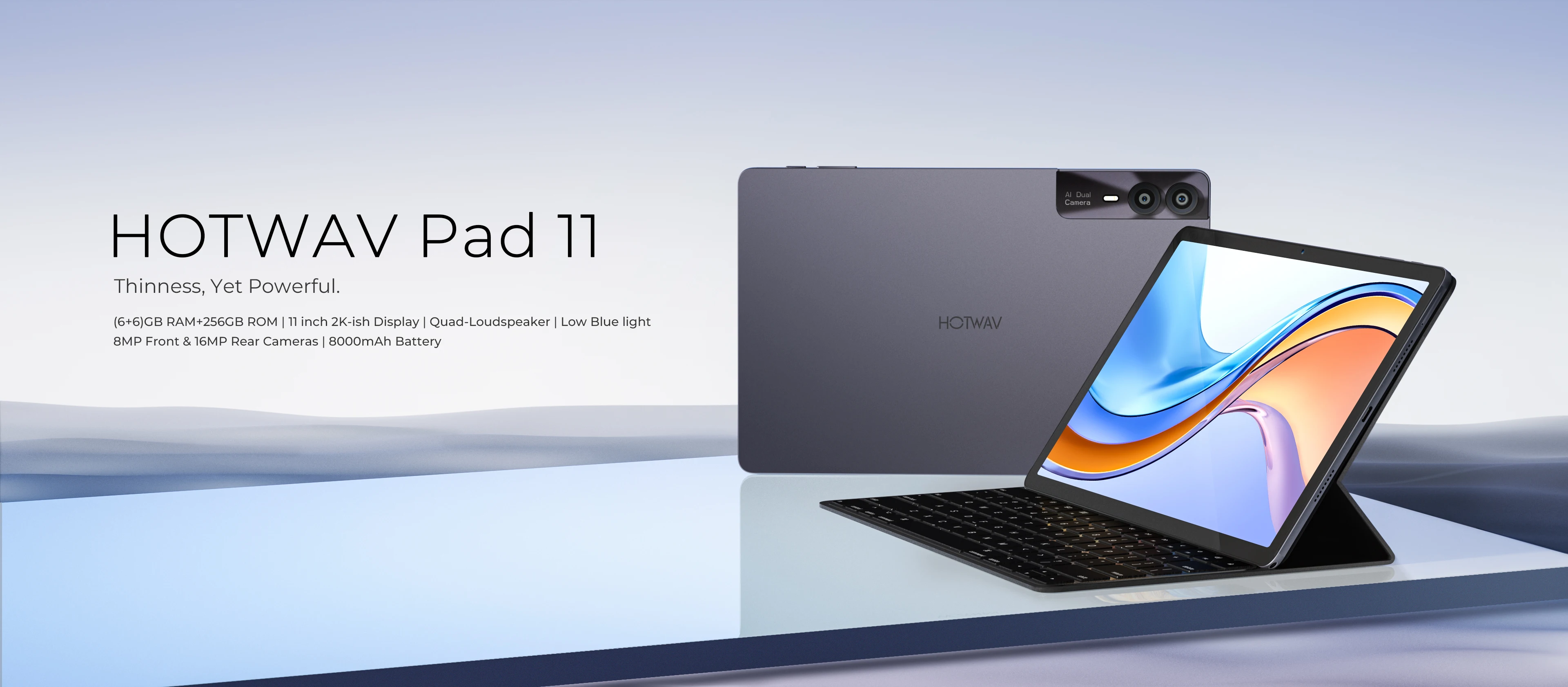 Tablet Hotwav Pad 11 Pantalla 2K 12GB RAM (6+6) 256GB ROM Batería 8000mAh Tablet Hotwav Pad 11 Pantalla 2K 12GB RAM (6+6) 256GB ROM Batería 8000mAh