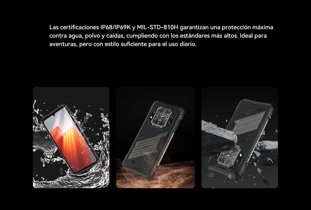 Cubot KingKong Star 2 5G 24GB Ram (12+12) Uso Rudo 256GB Pantalla 6.72 144 Hz NFC