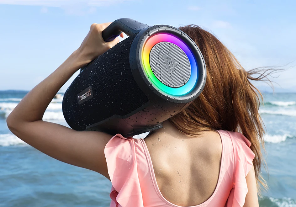 Bocina Tronsmart Bang Max Bluetooth 130W Resistente al Agua Control Por App 24H