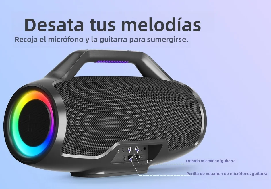 Bocina Tronsmart Bang Max Bluetooth 130W Resistente al Agua Control Por App 24H