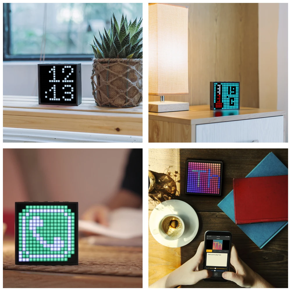 Bocina Divoom Pixel Art Bluetooth Despertador Pantalla LED