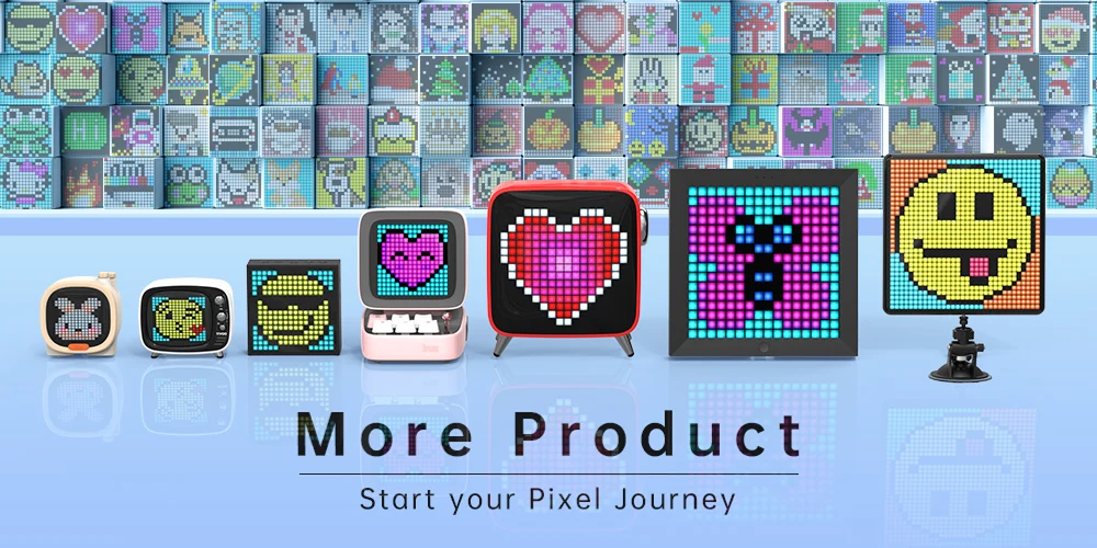 Bocina Divoom Pixel Art Bluetooth Despertador Pantalla LED
