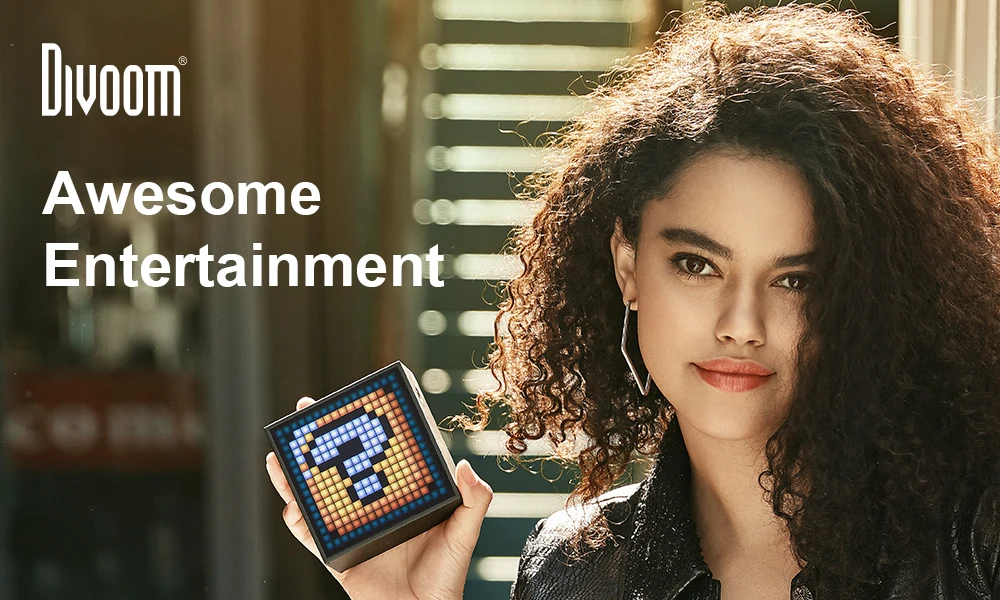 Bocina Divoom Pixel Art Bluetooth Despertador Pantalla LED