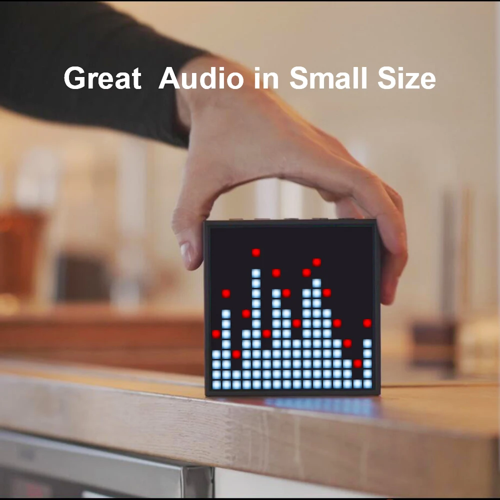 Bocina Divoom Pixel Art Bluetooth Despertador Pantalla LED
