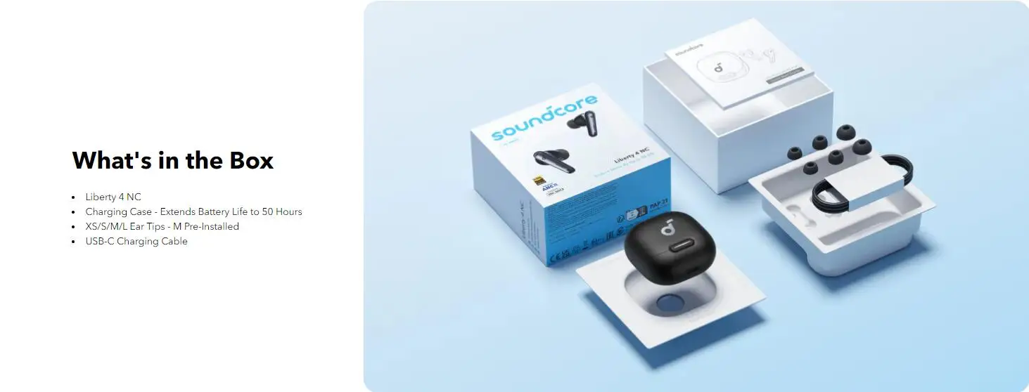 Anker Soundcore Liberty 4 NC Audífonos Inalámbricos Bluetooth 6 Micrófonos TWS