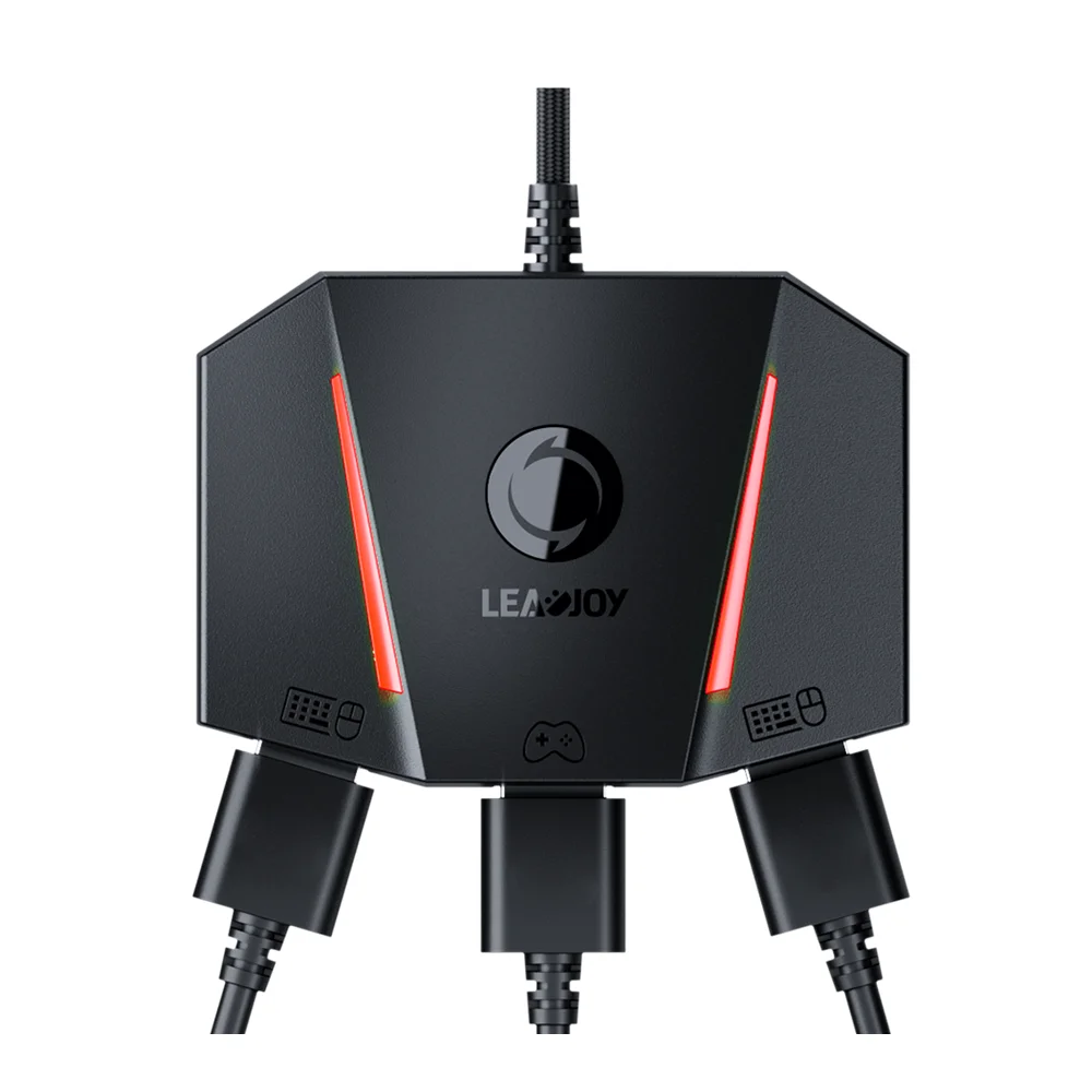 AimBox LEADJOY VX2 Teclado Ratón Controlador Adaptador Xbox Series X/S Ps4 Ps5 Nintendo Switch
