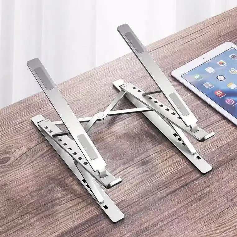 Macbook Laptop Stand Folding Adjustable Aluminum Computer Pc Tablet Stand Notebook Tablelaptop Holder Heat Dissipation