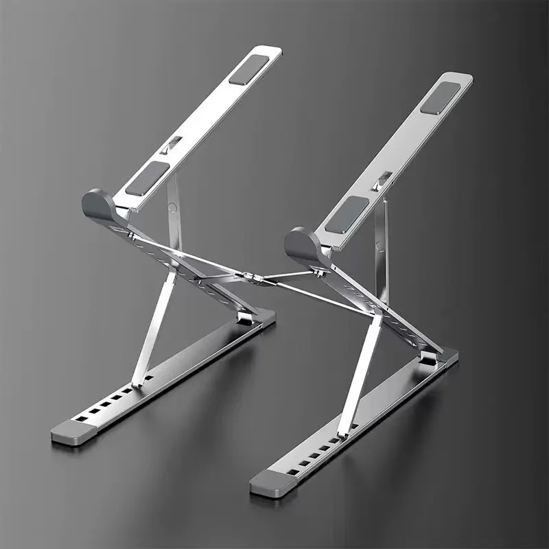 Macbook Laptop Stand Folding Adjustable Aluminum Computer Pc Tablet Stand Notebook Tablelaptop Holder Heat Dissipation