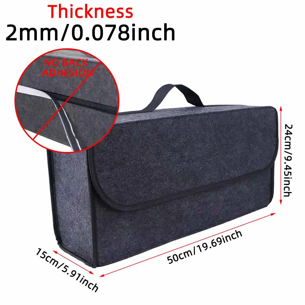 Bolsa De Almacenamiento Plegable Para Auto Organizador De Maletero