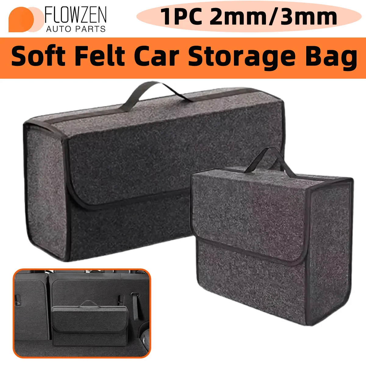 Bolsa De Almacenamiento Plegable Para Auto Organizador De Maletero