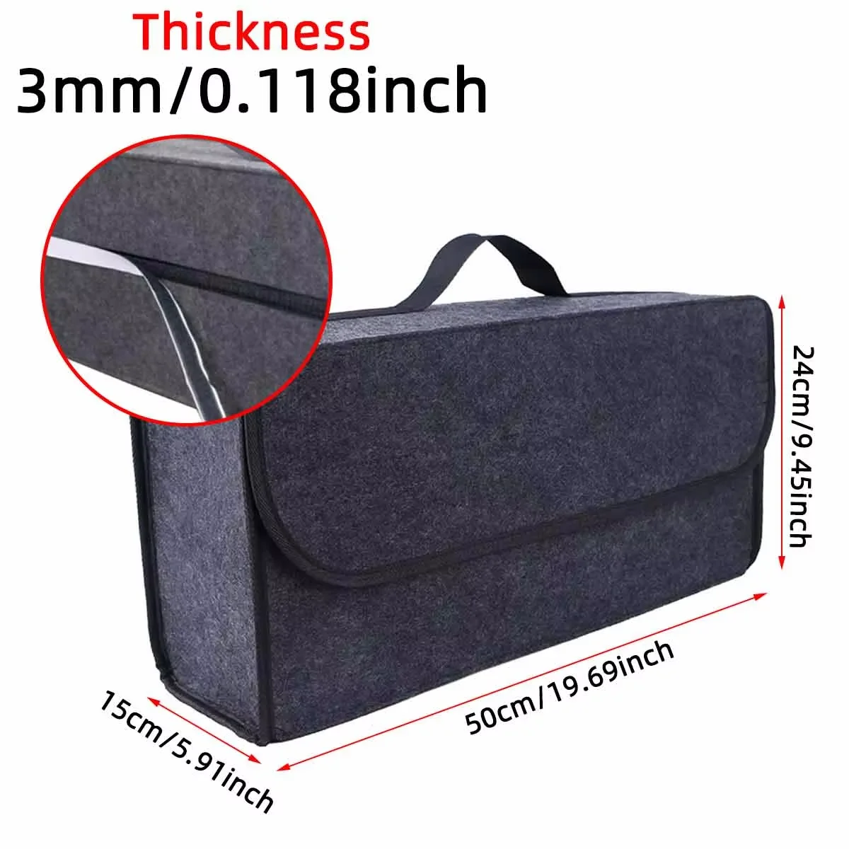 Bolsa De Almacenamiento Plegable Para Auto Organizador De Maletero