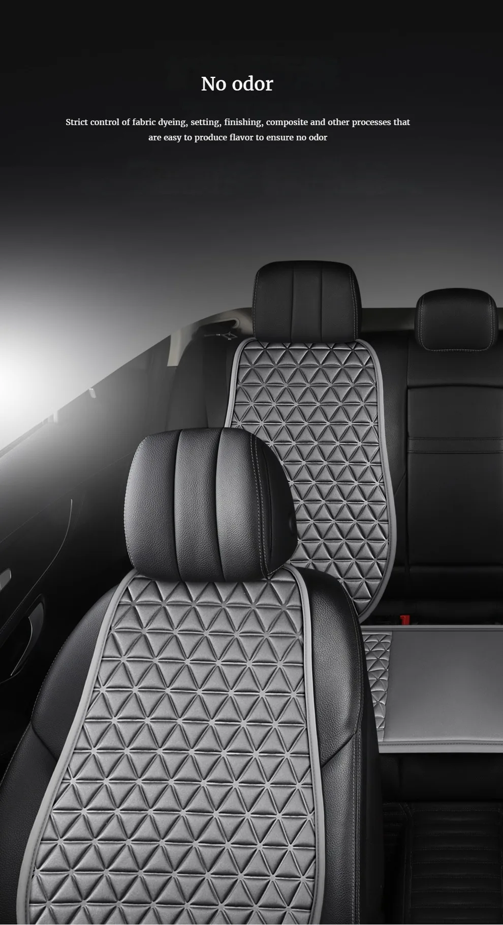 Cojín Para Asiento De Auto Relieve 3D Para Cualquier Vehículo Cualquier Estación del Año