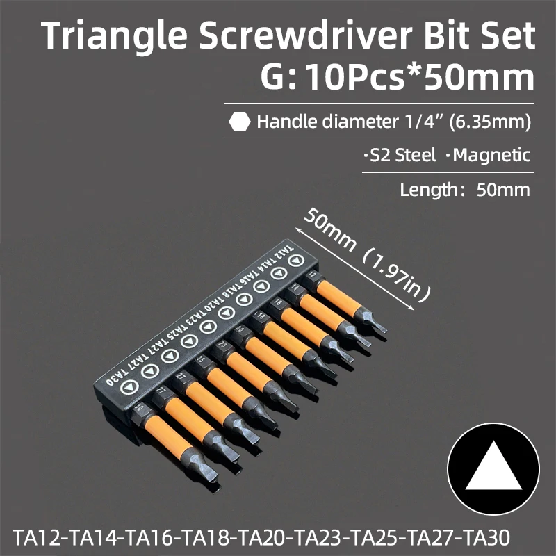 Hex Head Allen Wrench Screwdriver Bit Set Magnetic Phillips Torx Plum Security Tamper Proof Drill Bits Screw Driver Hand Tools