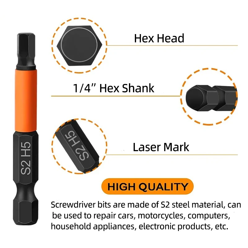 Hex Head Allen Wrench Screwdriver Bit Set Magnetic Phillips Torx Plum Security Tamper Proof Drill Bits Screw Driver Hand Tools