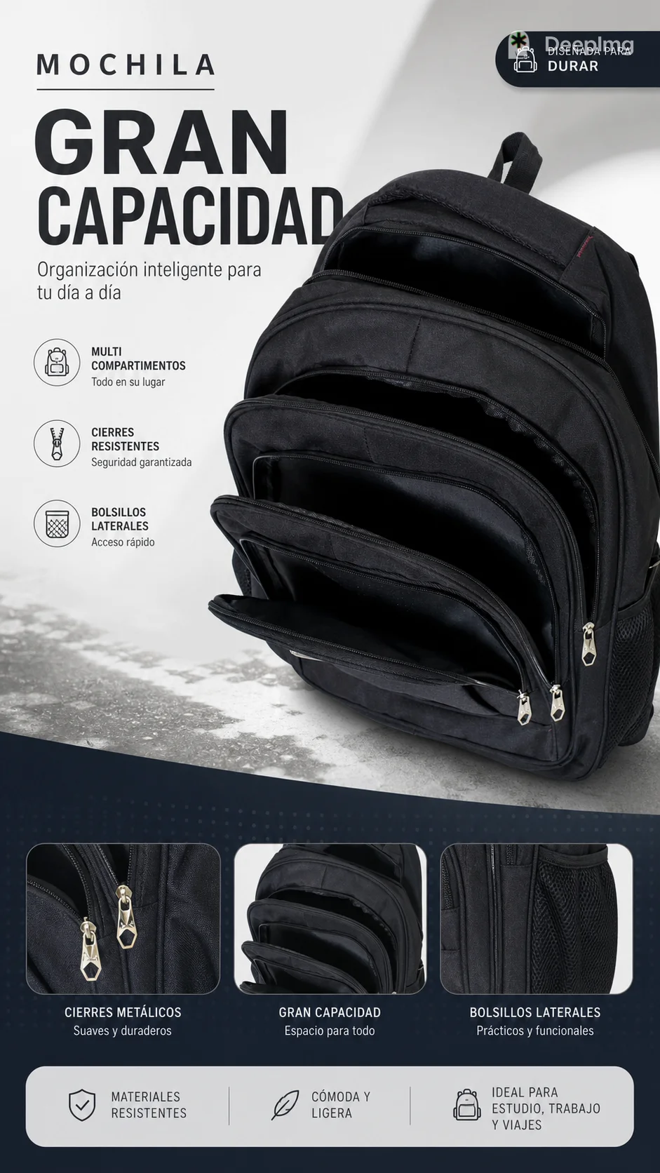 Elegant and Functional Men's Backpack: Anti-Theft Security, Waterproof Protection, Integrated USB Port | Spacious Laptop Design, Perfect for Travel and Sports Activities