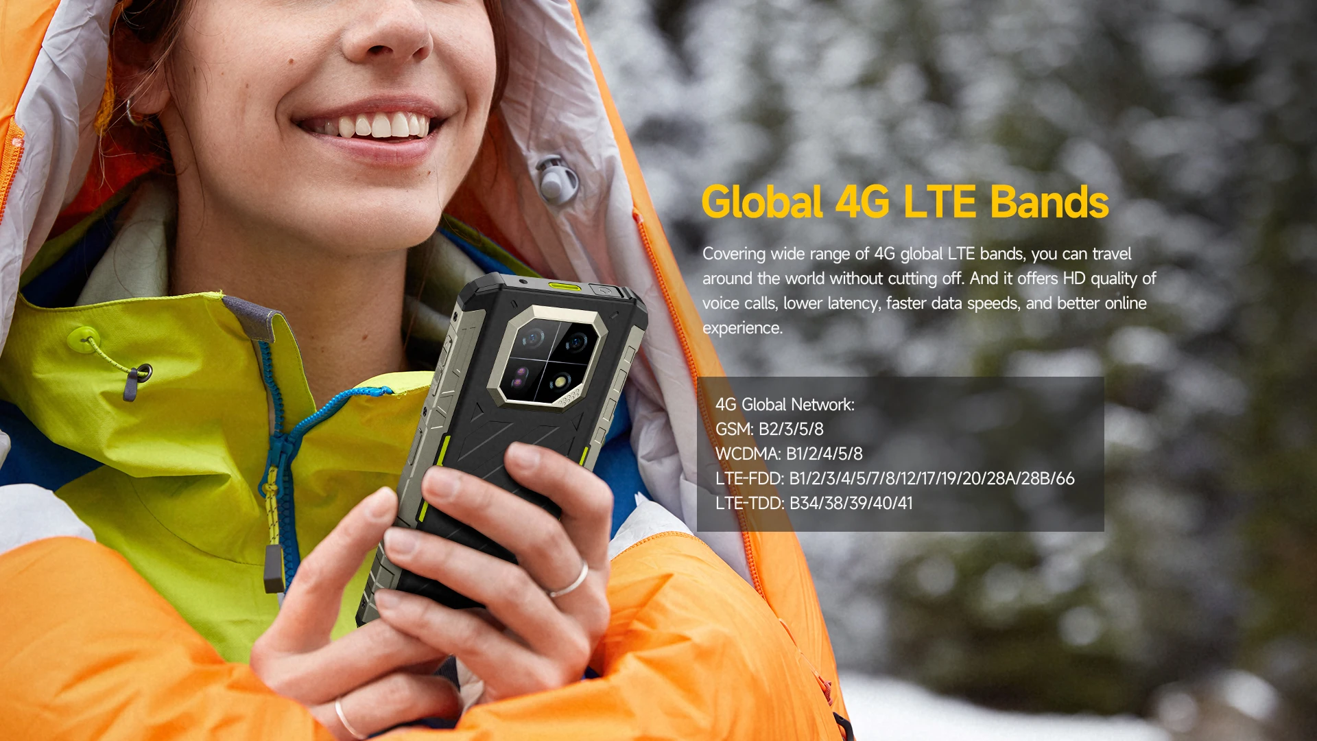 Ulefone Armor 22 Android 13 16GB RAM (8+8GB) 128GB ROM 120Hz 33W NFC 64MP