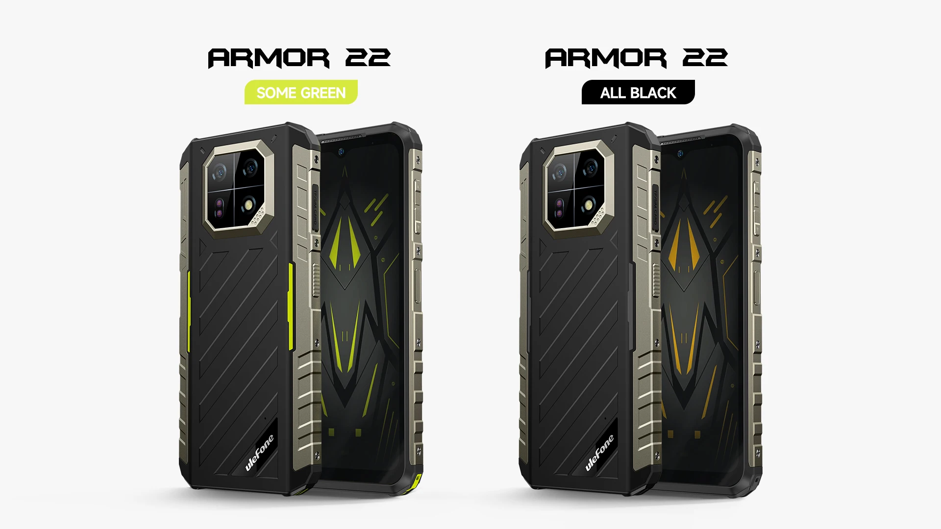Ulefone Armor 22 Android 13 16GB RAM (8+8GB) 128GB ROM 120Hz 33W NFC 64MP
