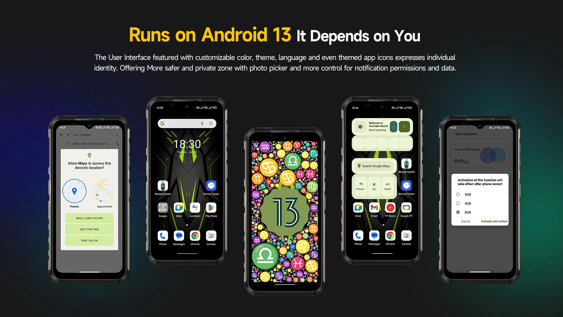 Ulefone Armor 22 Android 13 16GB RAM (8+8GB) 128GB ROM 120Hz 33W NFC 64MP