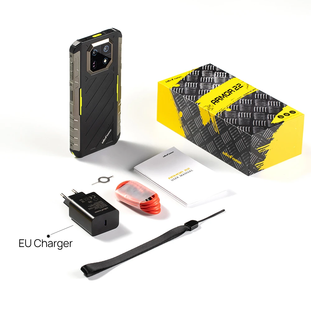 Ulefone Armor 22 Android 13 16GB RAM (8+8GB) 128GB ROM 120Hz 33W NFC 64MP